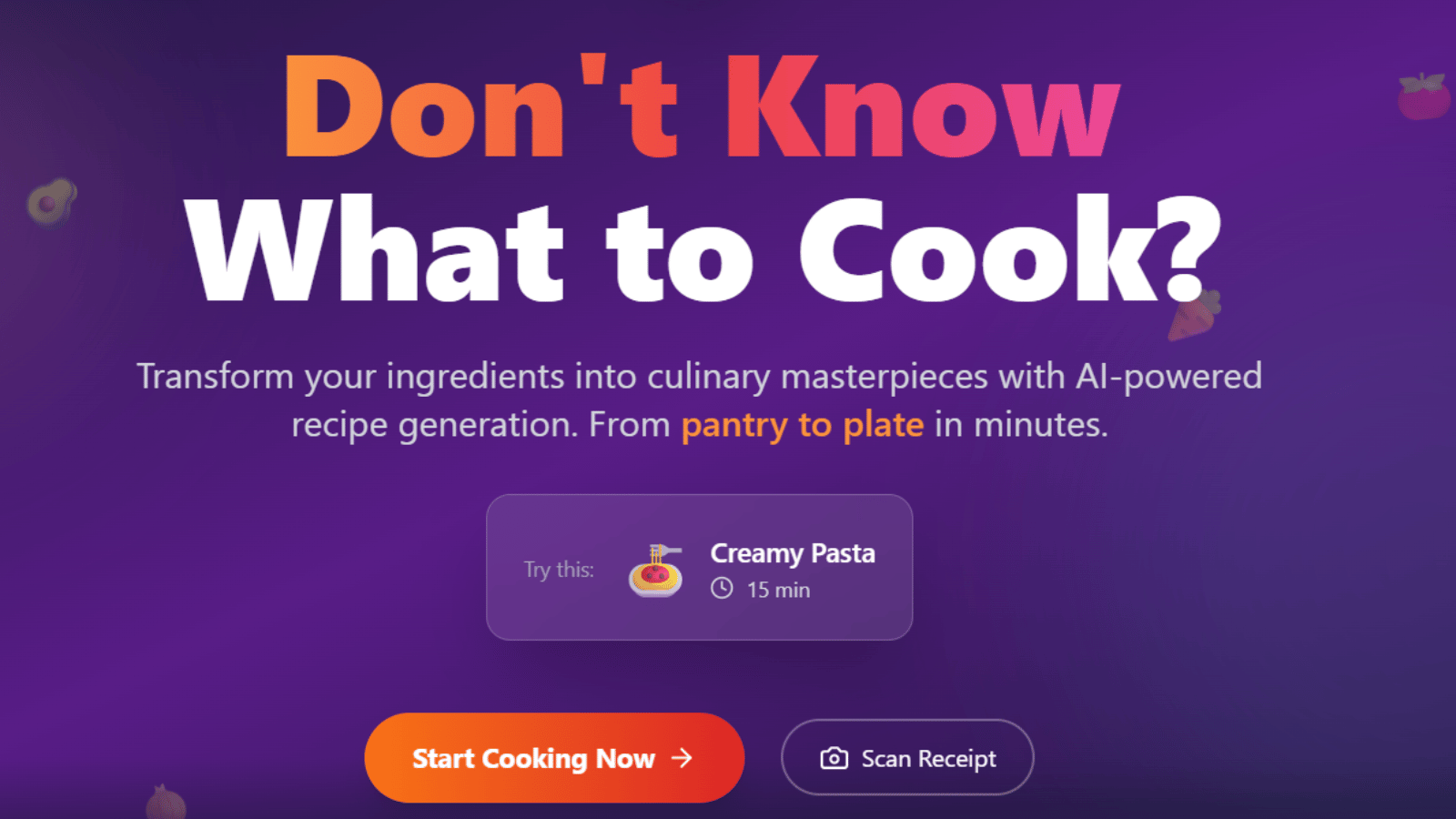 Don't Know What To Cook